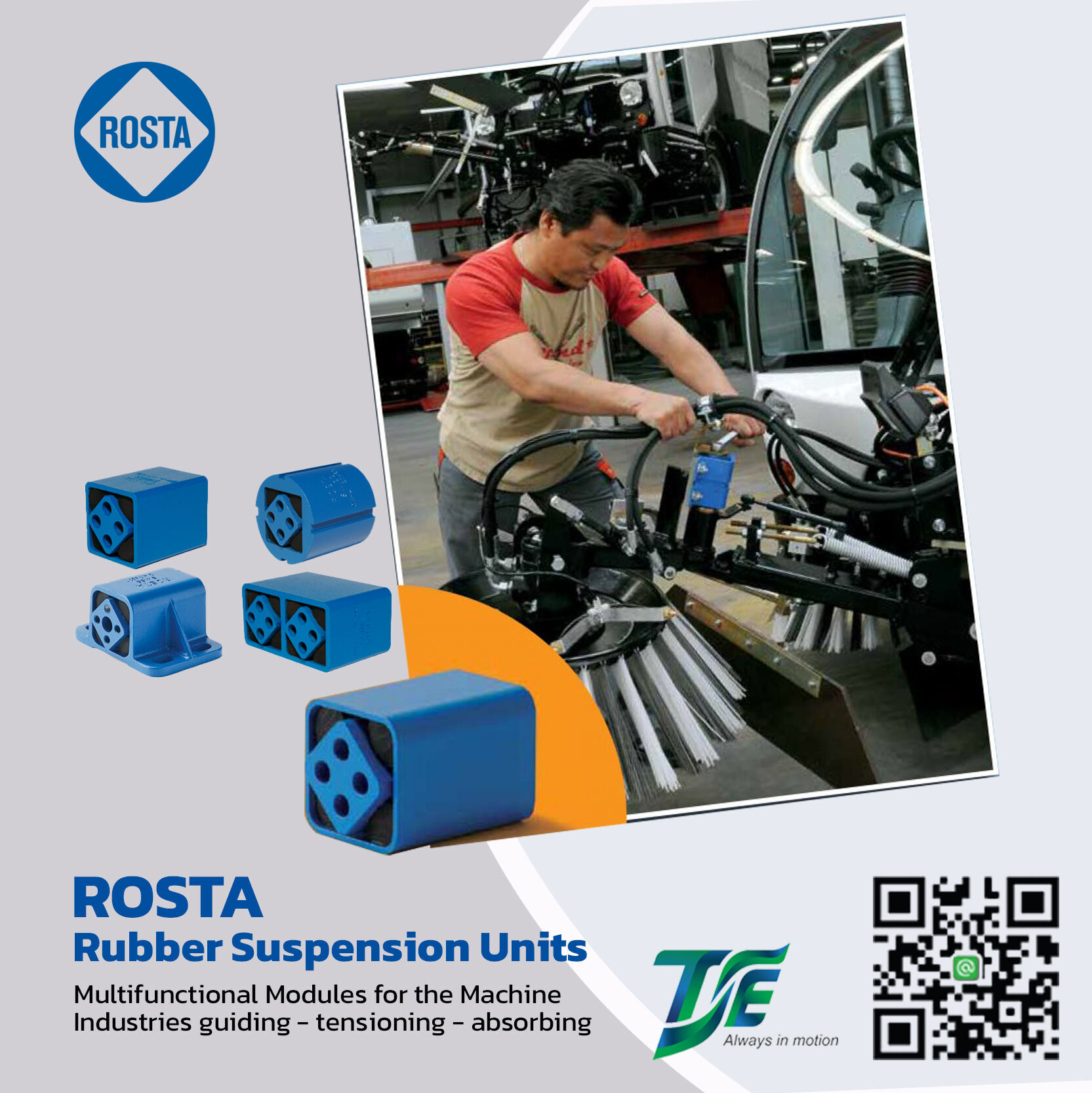 Rosta
Rubber Suspension Units